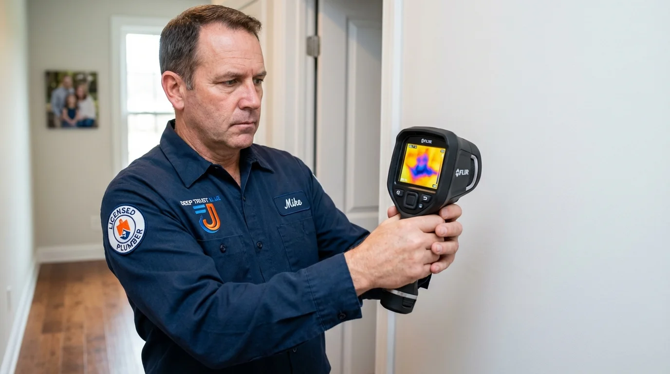 Thermal imaging leak detection by Johns Plumbing LLC in Inverness